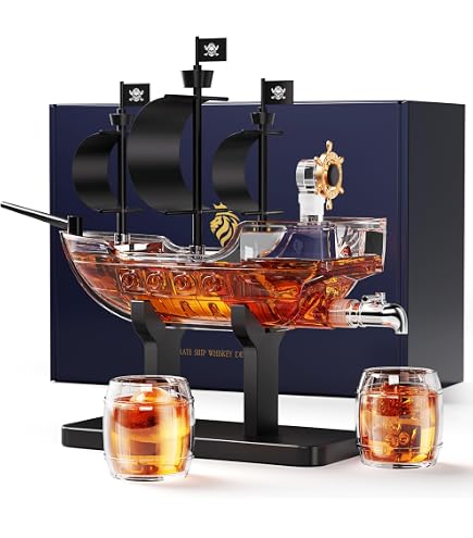 Amazon | 5-pc。ハーレーダビッドソンBar & Shield Whiskey Decanter
